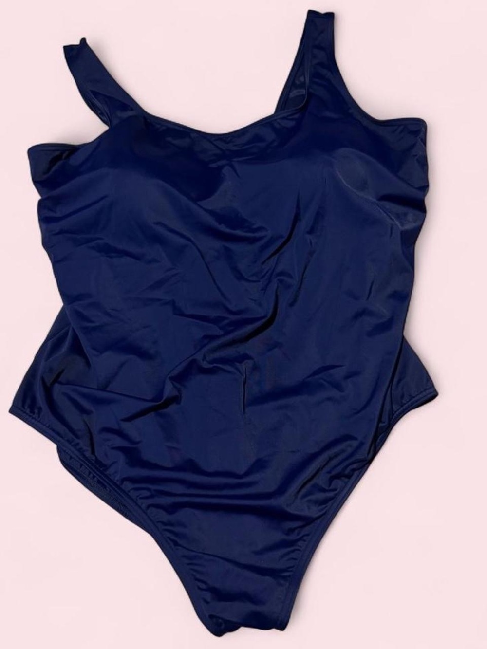 Lands' End Deep Navy One-Piece Swimsuit